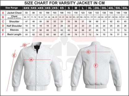 Gold Satin Varsity Baseball Jacket Golden white Rib