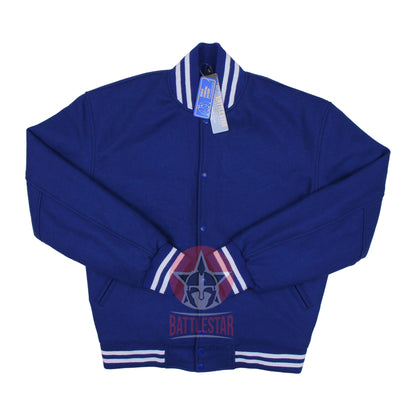 Royal Blue Full Wool Varsity Baseball Jacket
