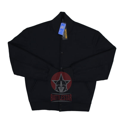 Full Wool Black Varsity Baseball Jacket