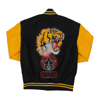 Year of the Tiger Embroidered Letterman Baseball Jacket