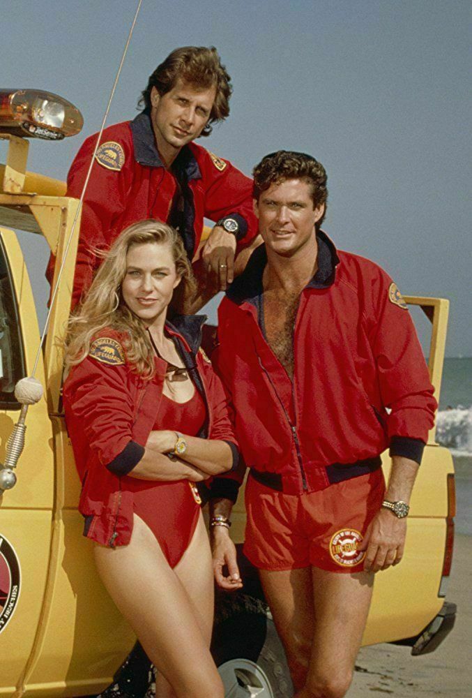 David Hasselhoff Baywatch Red Cotton Trendy  Jacket - Battlestar Clothing & Gears Co