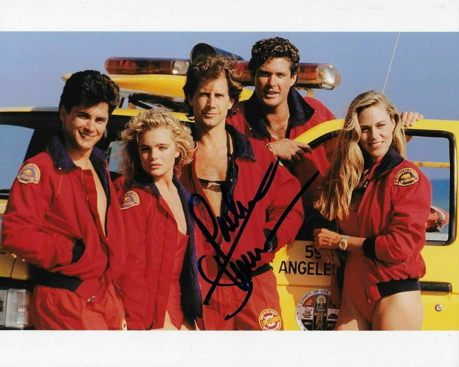David Hasselhoff Baywatch Red Cotton Trendy  Jacket - Battlestar Clothing & Gears Co