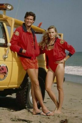 David Hasselhoff Baywatch Red Cotton Trendy  Jacket - Battlestar Clothing & Gears Co